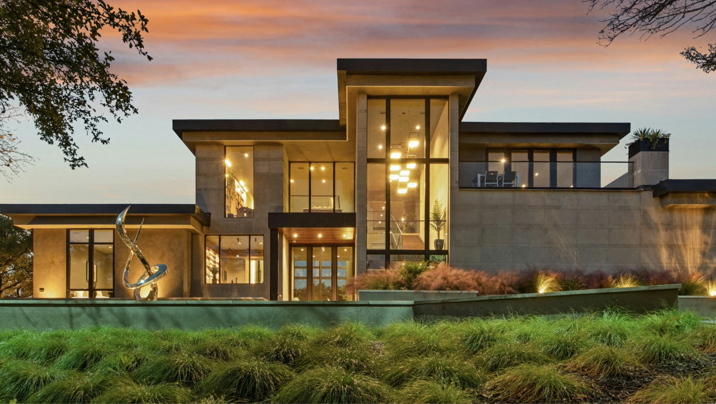 Contemporary luxury residence with Livia intelligence signals